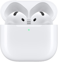 Laadimiskarp AirPods 5 kõrvaklappidega