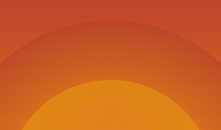 Dégradé orange foncé pour la tuile de santé visuelle, icône blanche d’œil