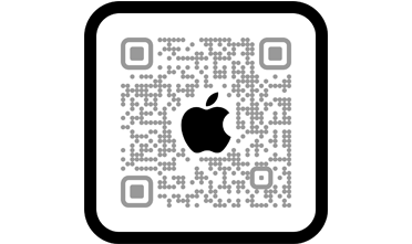 امسح رمز QR للتسوق في تطبيق Apple Store.