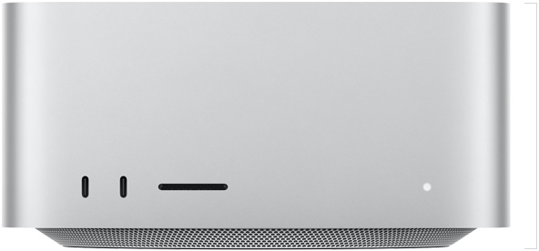 صورة أمامية لجهاز Mac Studio‏
